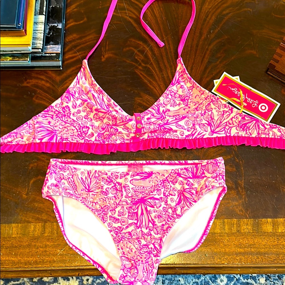 Lilly Pulitzer for Target Pink Kids Swim Bikini